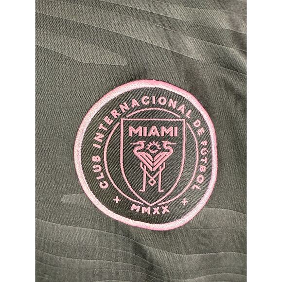 Adidas inter Miami CF Away Soccer Jersey #2 Slim Fit Black Pink Mens Medium - Picture 6 of 11